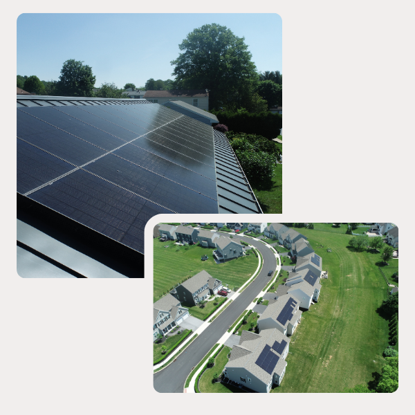 solar home collage