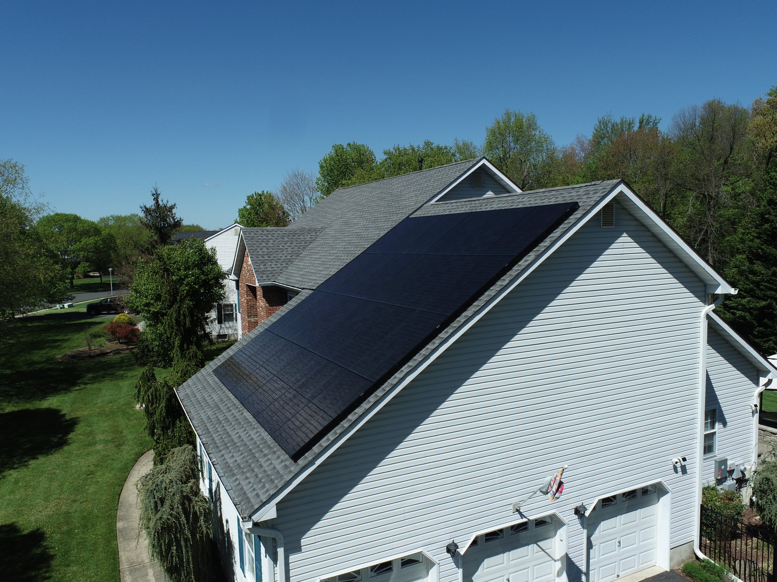 solar panels over garage in NJ