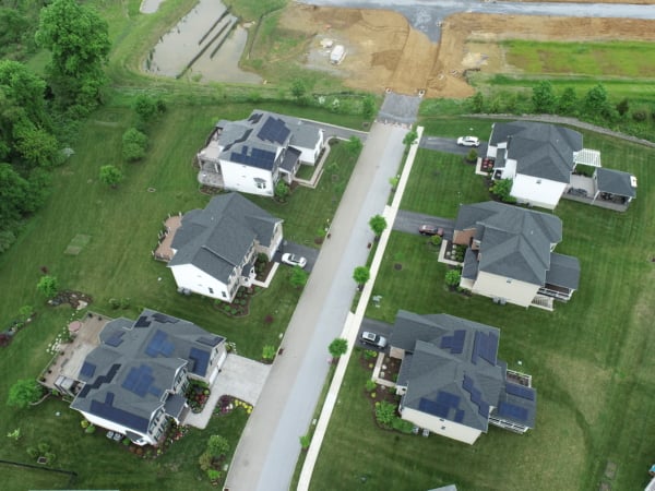 Houses with solar
