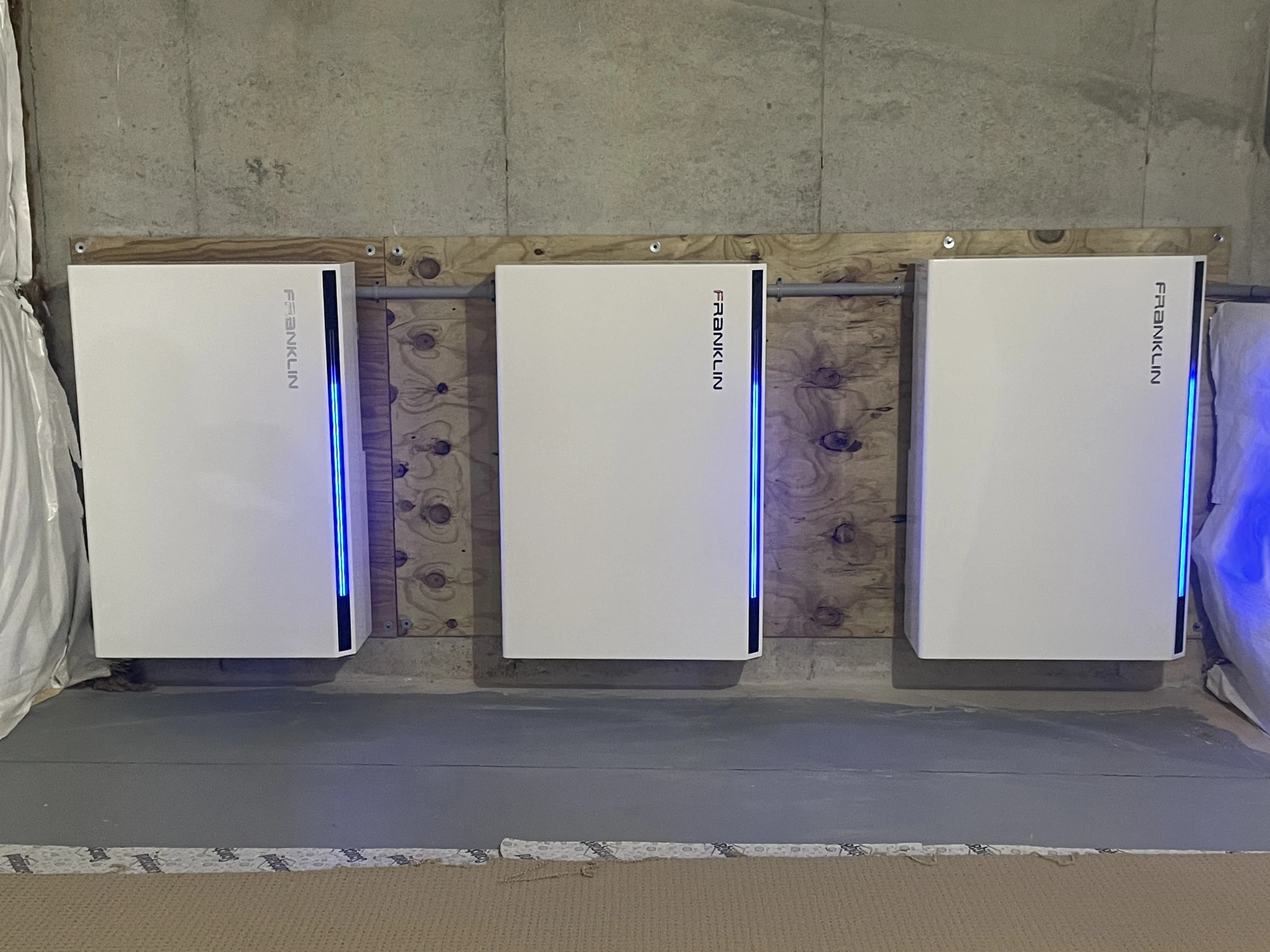 3 FranklinWH batteries 