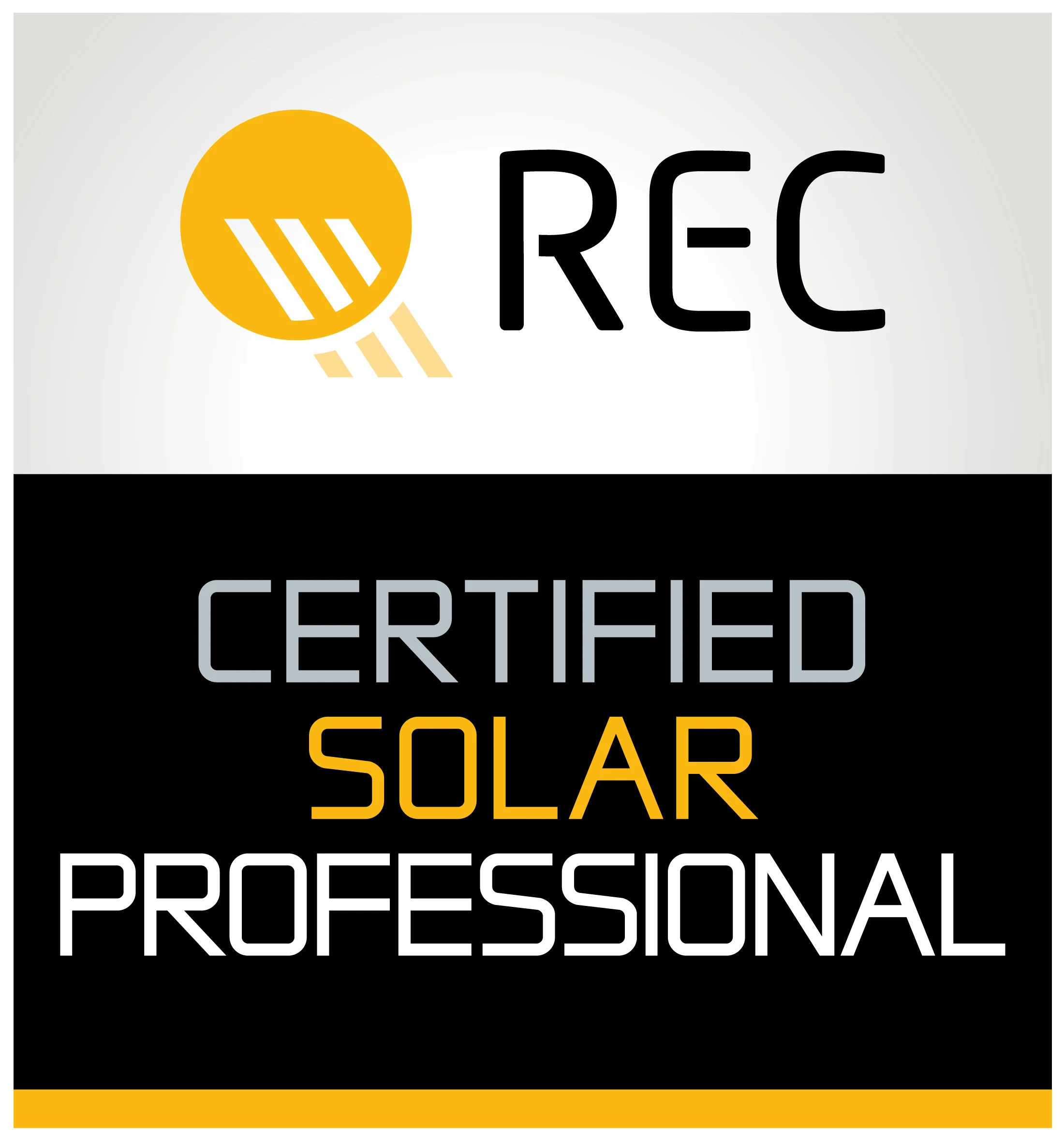 REC Certified Solar Professional Logo 