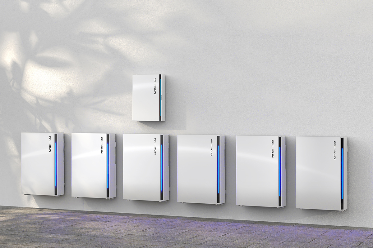 6 FranklinWH batteries and a FranklinWH aGate energy management system. 