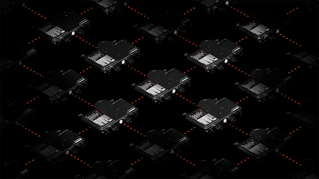 Enphase microinverters create a modular network