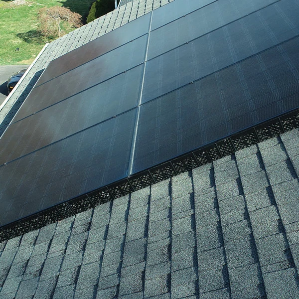 Ironridge solar racking with Solatrim Pest Guard